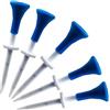 WJLYDM Tee da Golf 5 Pezzi 85 mm/3,34 Pollici in plastica Regolabile, Portata 22 mm/0,87, Testa in Gomma, Leggero for Colpi stabili(Boxed(5pcs))