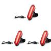 Vjsujehgy 3X Ultra Posteriore Luminoso A LED per Bici, Luce Posteriore per Bicicletta Ricaricabile USB, Ipx6 Impermeabile E Facile da Installare