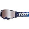 100%, ARMEGA HIPER Goggle Novel - Mirror Silver Flash Lens, Adult