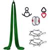 Generic Amaca aerea da yoga, amaca ad aria per yoga e danza acrobatica, kit altalena per yoga aereo, con materiale di seta resistente, per allenamento a casa e lezioni di yoga