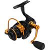 Ejoyous Mulinello da Pesca Spinning Mulinello da Pesce in Metallo 5.0 1 Rapporto di Trasmissione 4 Plus 1BB Set di Ami Istantanei con Tazza a Bassa per Pesca con Esca d'acqua Dolce Mano Sinistra