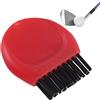 Generico Detergente per scanalature tascabili - Spazzola per Mazze da Golf Leggera, Morbida e Portatile,Detergente per Mazze da Golf per la Pulizia di Teste da Palline e Scarpe da, detergente per Sca