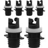 GATHINESS 6 Pezzi Adattatore per Valvola Pompa Aria per Kayak e Paddle Board in PVC Gestione Precisa della Pressione e Gonfiaggio Rapido per Avventure di Viaggio