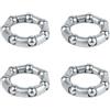 Generico Set Cuscinetti Bicicletta - 4 Pezzi Acciaio Carbonio Movimento Centrale 20,6mm 7 Sferè | Ricambio Cuscinetti Pedivella Mțb, Strada, Pieghevole Bambini