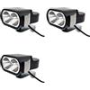 Vjsujehgy 3X Anteriore A LED per Bici Elettrica 36 V, 48 V e 60 V, Lampada Frontale Ad Alta Intensità per Bicicletta, Torcia Elettrica Impermeabile
