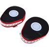 Jectse Bersaglio da Boxe da 2 Pacchi, Bersaglio da Kickboxing per Arti Marziali con da Boxe, da Calcio in Pelle PU Durevole per Karate, Taekwondo, Design Ergonomico Curvo, Allenamento Ammortizzante