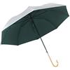 Generic XYNSNDB Ombrelli Ombrello Ombrello da Golf Elegante Ombrello Rivestito in Argento Ombrello con Gancio Aperto Automatico Maniglia J Ombrello con Canna Ombrello da Pioggia
