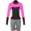 Lylithuif Muta da donna in neoprene da 1,5 mm calda e sottile, pantaloncini a maniche lunghe, di un pezzo, muta da sub, di alta qualità, ad asciugatura rapida, per immersioni subacquee,