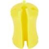 Vilgftyiet Supporto da pesca in silicone con elastico e opzione verde fosforescente - Riposo, estrattore di arresto e rack di stoccaggio - Adatto per canne da 2 mm a 7 mm di diametro (giallo)
