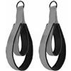 Lljsszr Pilates Cinghie Polsi Straps Allenamento Doppio Loop Accessorio Reformer Flessibile Supporto Comfort Adatte per Studio Palestra Casa, Grigio