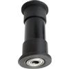 EffiFish Ruota per vogatore 608ZZ in acciaio inox puleggia per tubo rettangolare da 80 mm attrezzature per il fitness funzionamento fluido e silenzioso nero