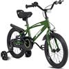 BODIOO Bicicletta per bambini da 14 pollici, per ragazzi e ragazze, con ruote di sostegno, telaio robusto, sedile regolabile, freno a mano e freno a contropedale, adatta per ciclisti da 94 a 107 cm