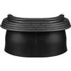 Operitacx Rivestimenti Tasche per Tavolo da Biliardo in Plastico Nero Set 6pezzi 4 Angoli e 2 Laterali, Sicuro e Pratico per Casa e Bar