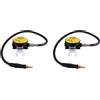 Vjsujehgy 2X Scuba Diving Diver Regulator Diving Snorkel Tube Attrezzatura per Lo Snorkeling Riduttore di Pressione 2Nd Dive Diving Regulator-Giallo