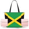 EdWal Borsa da palestra da donna con stampa bandiera della Giamaica, borsa da yoga, borsa tote bag con cerniera borsa sportiva borsone borsa shopping bag borsa da viaggio