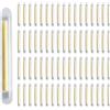 Vjsujehgy 400 Pz Galleggiante da Pesca Light Stick Fluorescente Lightstick LED Fluorescente Dark Glow Sticks Galleggiante da Pesca Accessori 4.5Mm