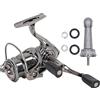 Mtlavishness Mulinello da Pesca Spinning Braccio Oscillante Set Più Liscio Potente 13 + 1 Cuscinetto Gapless Mulinello da Pesca Kit