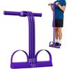 Generisch Fascia di resistenza per pedali con maniglia, attrezzo per allenamento della , allenatore delle gambe con impugnature per braccia, gambe, glutei, addome, per donne, uomini, adolescenti,