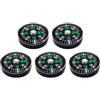 TOYANDONA Set da 5 Bussole Tascabili Mini 15mm in Abs e Acrilico, Portatili e Facili da Usare per Campeggio e Attività Outdoor