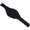 DECHOUS Cintura Porta Microfono Trasmettitore per Fitness Design Verticale Aderente in Gomma Sintetica e Nylon Nero, Comoda e Protettiva per Corsi e Allenamenti