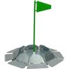 KIXZSAZ Green per il golf, attrezzature per il golf, coppa per il putting con bandiera, attrezzatura leggera, ufficio interno, allenamento, aggiungere
