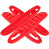Toyvian 4 Pezzi Leve per Pneumatici Bici Multifunzionali in Pom Rosso, Facili da Usare per Riparazione Copertoni Mountain Bike e Bici da Strada in Viaggio e Ciclismo Outdoor