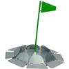 KIXZSAZ Disco per buca da golf leggero, accessori per ufficio al coperto, asta portabandiera, ausilio per la pratica per gli appassionati di golf, tazza per