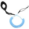 Toddmomy Guinzaglio per Tavola SUP Avvolto Blu in TPU per Surfboard