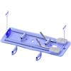 Generic Tavola per esercizi per petto e addominali, macchina per pilates Reformer, portatile, pieghevole, in polipropilene, con supporto per gomiti, attrezzatura per allenamento a casa, pilates, 106 x 41 x 7