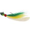 Septoolshop Amo da pesca in metallo con coda di piuma e ami spinati per luccio, carpa, spigola, progettato per imitare esche naturali e migliorare il successo della cattura dei pesci (7 g A)
