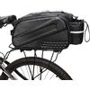 Generic Borsa per bagagliaio da bicicletta, impermeabile, riflettente, pratico per riporre oggetti, accessorio per ciclismo funzionale, accessorio portatile per esterni, per scooter, moto, mountain bike