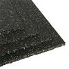 uyoyous 25MM 4PCS EcoSports Piastrelle ad incastro 20 x20 x2,5 cm Spessa Interlocking Gomma Palestra Pavimentazione EcoSport Gomma Pavimenti in Gomma Palestra Pavimentazione Stuoie In Gomma Heavy