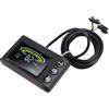 Dilwe Schermo LCD per bicicletta elettrica, pannello di controllo ABS con grande schermo a colori e cavo SM, per manubrio da 22,2 mm