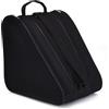 Tressify Borsa per pattini a rotelle, in nylon nero e poliestere, custodia per pattini in linea, pattini da hockey, 39,1 x 28 x 36,1 cm, con rete traspirante
