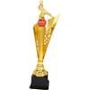 OHPHCALL Coppa Simbolo di Pace Elegante a Forma di Colomba Oro di Plastica e Design Estetico per Premi Sportivi e Tornei di Giochi