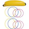 Generic Gioco Gonfiabile Banana da Lancio Anelli per Piscina in Plastica, Set 1 Pezzo, Design Realistico Unico, Resistente e Anti-esplosione, per Feste a Casa Colore Colore Casuale