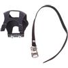 HAKIDZEL Clip per Pedali Bici 2 Pezzi in Plastica Nero con Cinghie Regolabili Antiscivolo per Mountain Bike e Strada Accessori per Pedali con Fermapiedi Fissi