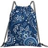 Generic Stampa Borsa Coulisse Blue Soma Pai-Sley Sacca Sportiva Personalizzato Sacca Zaino Sportivo per Uomo Adulto Festival 36X42Cm
