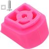 POPETPOP Freno per Pattini a Rotelle in Gomma e Acciaio Inox Antiscivolo Rosa per Sicurezza Migliorata Accessorio per Pattinaggio Inline e Roller