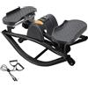 Générique Stepper Altalena Laterale - Attrezzature Per Il Fitness Compatto A Casa | Allenatore Laterale Basso Macchina Da Allenamento Portatile per Gambe E Fessieri, Attrezzature Per Esercizi Po