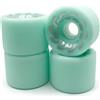 AsrMyjcx Ruote Skateboard 4 Pezzi Ruote Longboard Durevoli Poliuretano 82A Risposta Ottima Presa Perfette per Surfskate Controllo Spostamenti Quotidiani Uso Stradale, Verde
