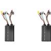 Vjsujehgy 2X Controller per Bici Elettrica A Sinusoidale Doppia modalità 48V-72V 80A 3000W con Spina XT-150 per Bici Elettrica/Ebike