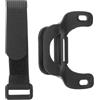 Housoutil Supporto per Pompa da Bicicletta in Plastica Nero con Presa Antiscivolo e Installazione Facile, per Uso All'aperto per Pompe da Pavimento per Bici