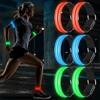Aicharynic Braccialetto a LED, a batteria, 6 pezzi, a LED, riflettente, per jogging, corsa, sport