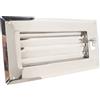 Rhawuy Marine Grade 316 Stainless Steel Louvered Vent | 11.81x5.91in Adjustable Airflow Grill for Boats/Yachts/RVs | Locking Barrier Prevents Water Ingress