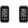 Vjsujehgy 2X Contapassi 3D con Display LCD per Camminare, Correre, Fitness, Contapassi e Calorie Preciso