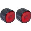 Vjsujehgy 2X Fanali Posteriori per Bicicletta, Luci con Sensore di Frenata Automatico Intelligente, Fanali Posteriori da Guida Impermeabili Ricaricabili, Accessori per Biciclette