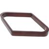 Toyvian Porta Palline da Biliardo in Legno a Forma di Diamante per Tavolo da Pool, Supporto Triangolare Elegante per 9 Palline, per Intrattenimento Domestico