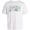JACK & JONES Jjejeff Logo Tee S SN, Bianco, S