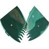 Pesoncarl Raccoglitore di foglie da giardino, 2 pezzi, 33,4 x 25,9 cm, in plastica, con manici, pala per foglie, rastrello da giardino riutilizzabile per foglie rifiuti